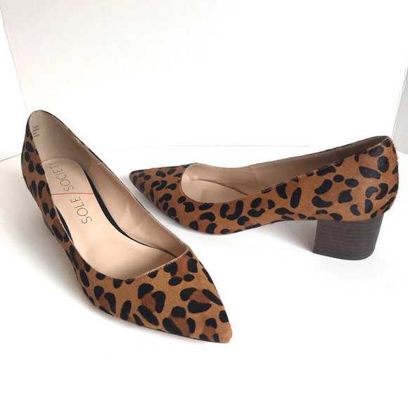 leopard pumps size 11